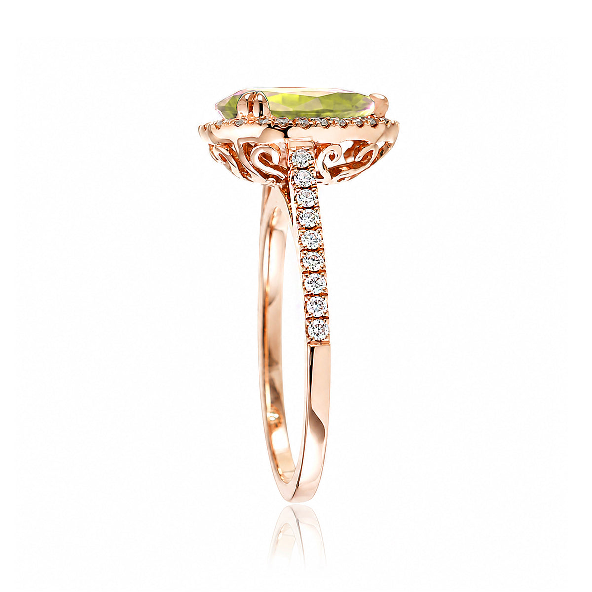 The Signature Pear Yellow Sapphire Ring