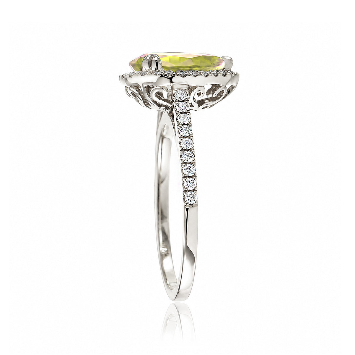 The Signature Pear Yellow Sapphire Ring