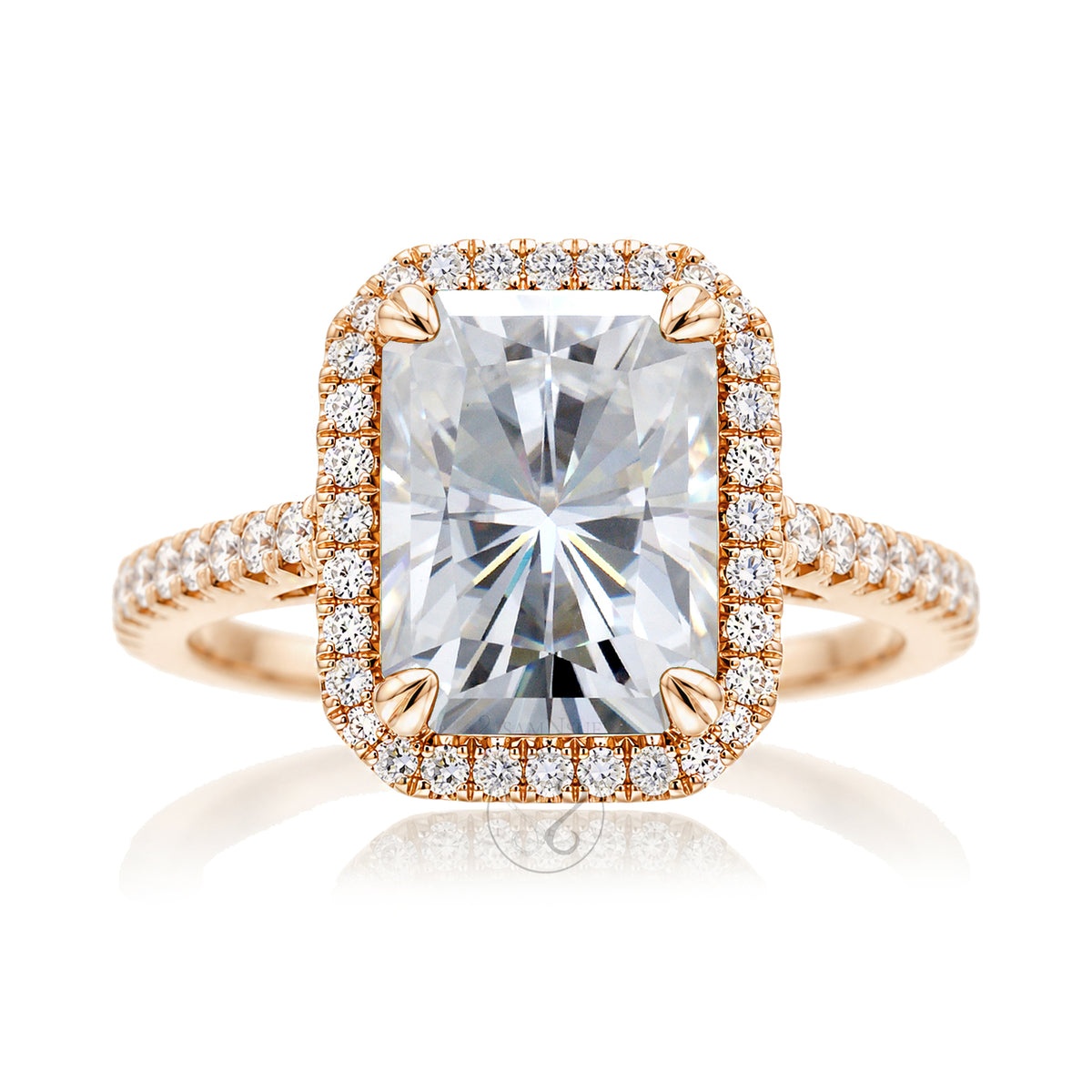 The Signature Radiant Moissanite Ring