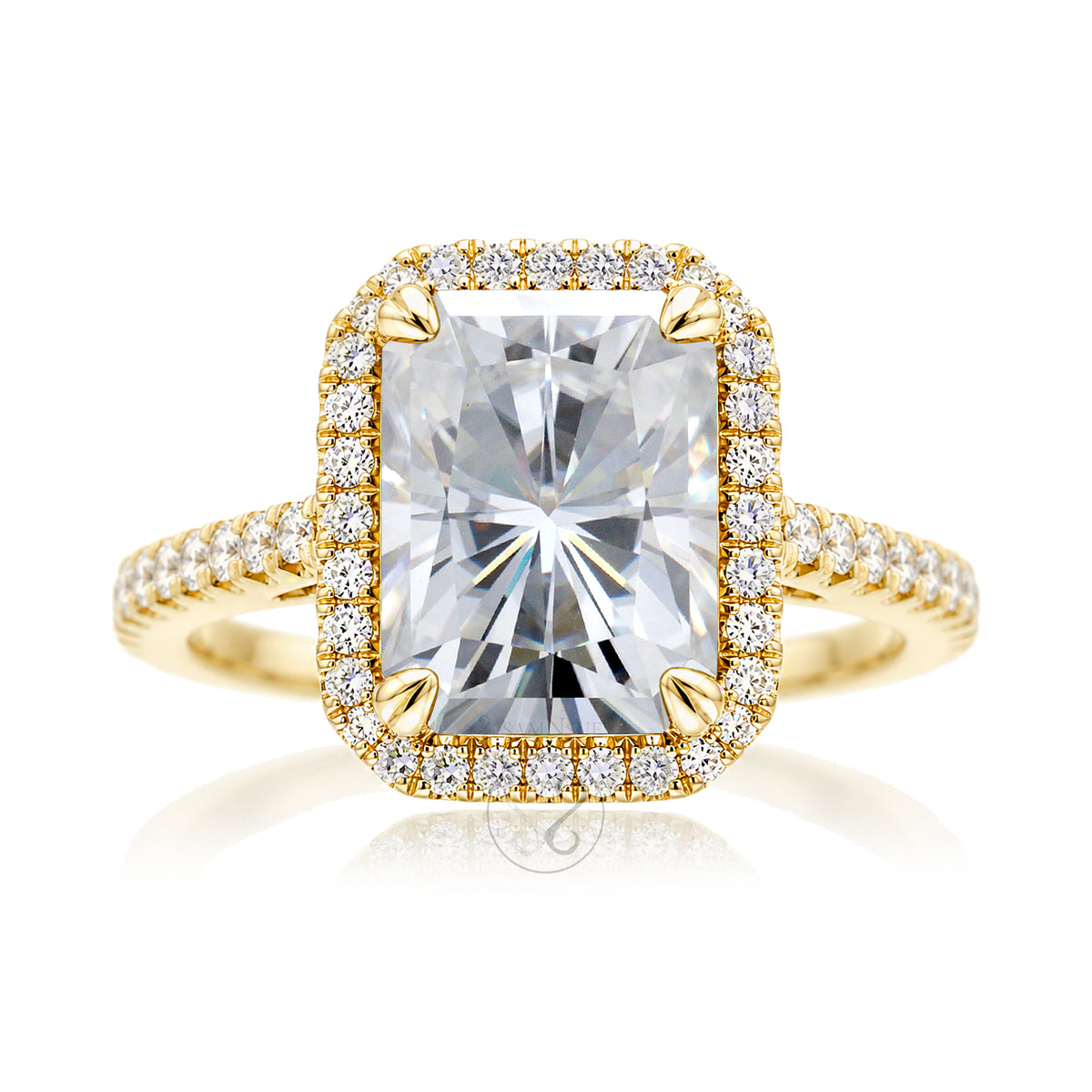 The Signature Radiant Moissanite Ring