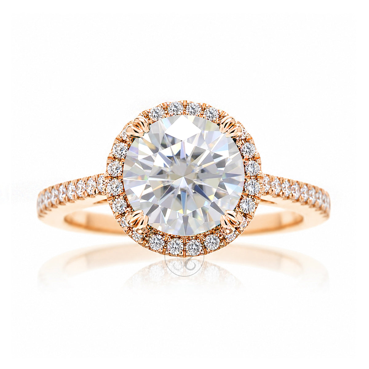 The Signature Round Moissanite Ring