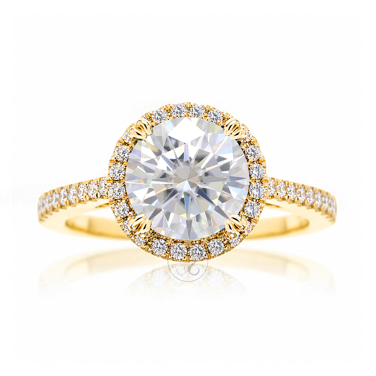 The Signature Round Moissanite Ring