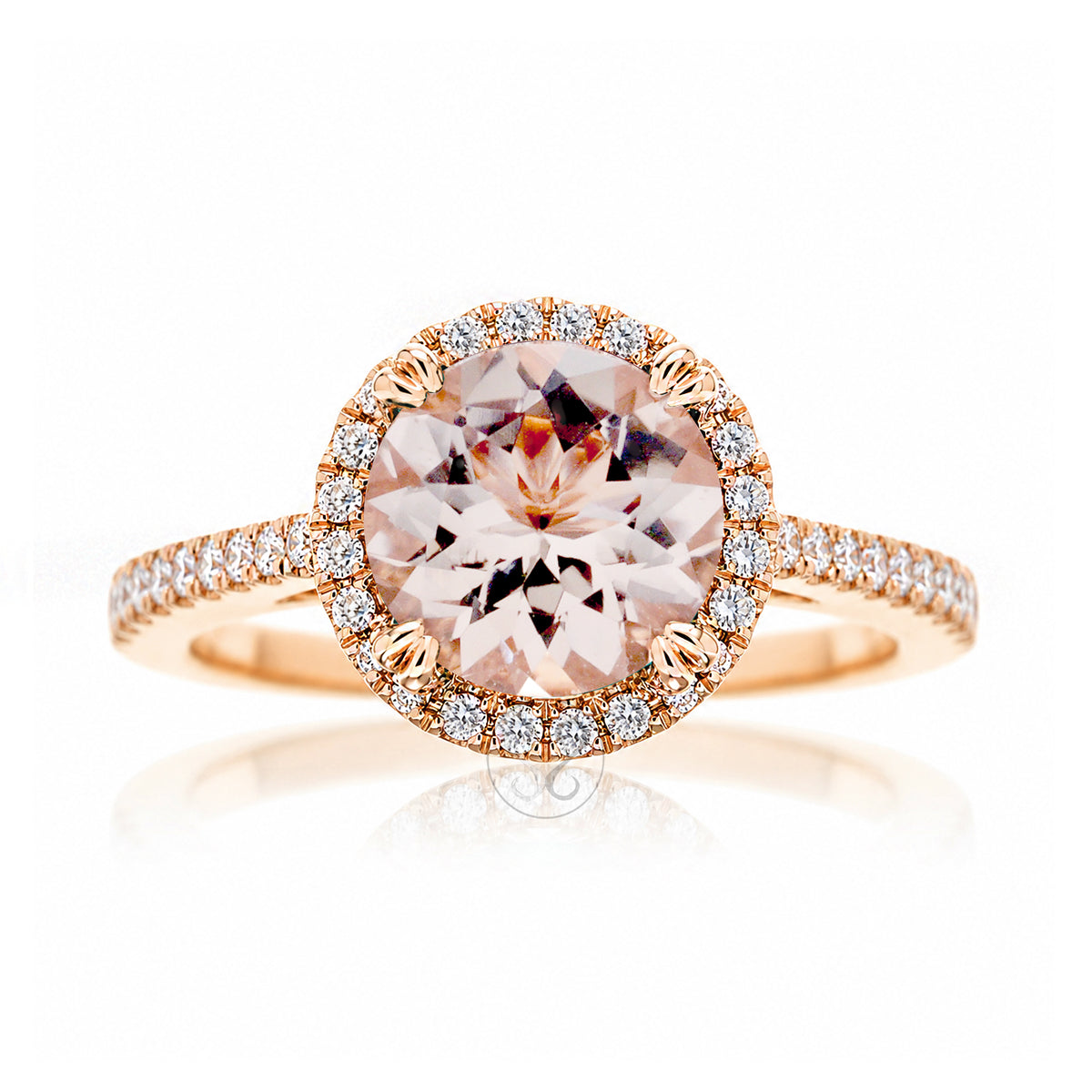 The Signature Round Morganite Ring