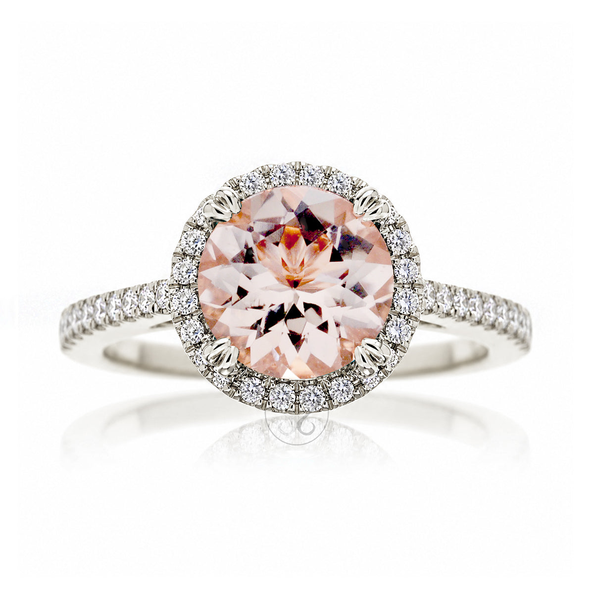 The Signature Round Morganite Ring