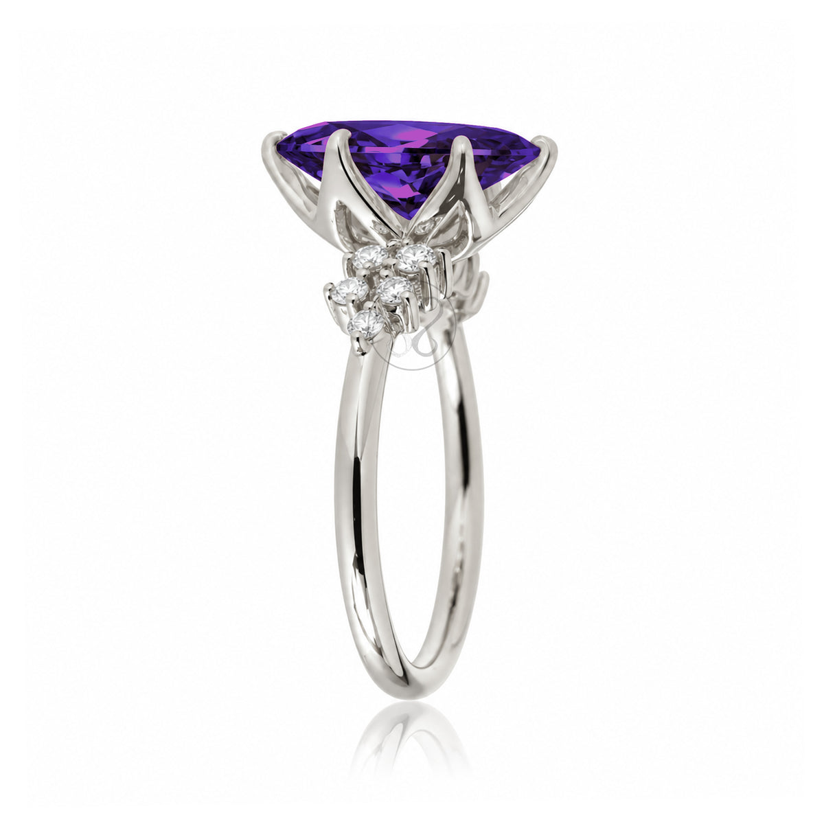 The Stella Marquise Amethyst Ring