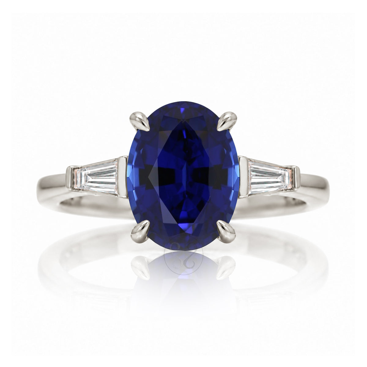 The Alice Oval Blue Sapphire Ring