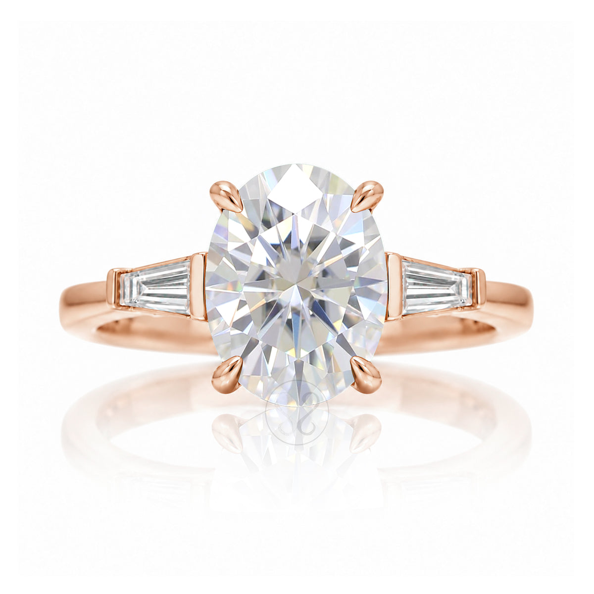 The Alice Oval Moissanite Ring