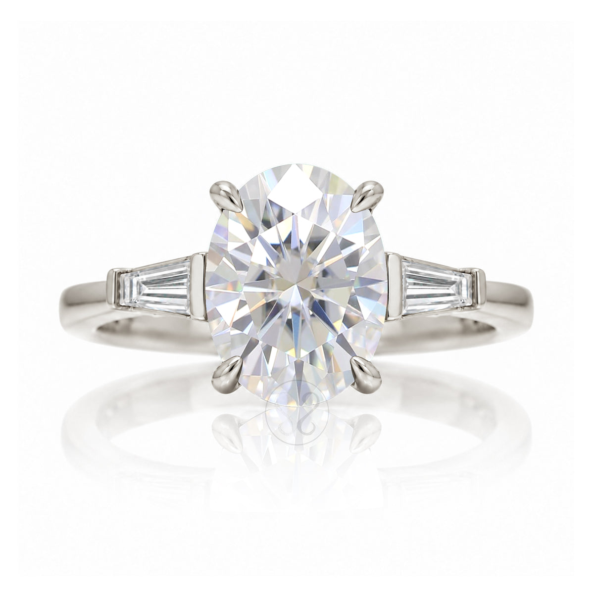 The Alice Oval Moissanite Ring