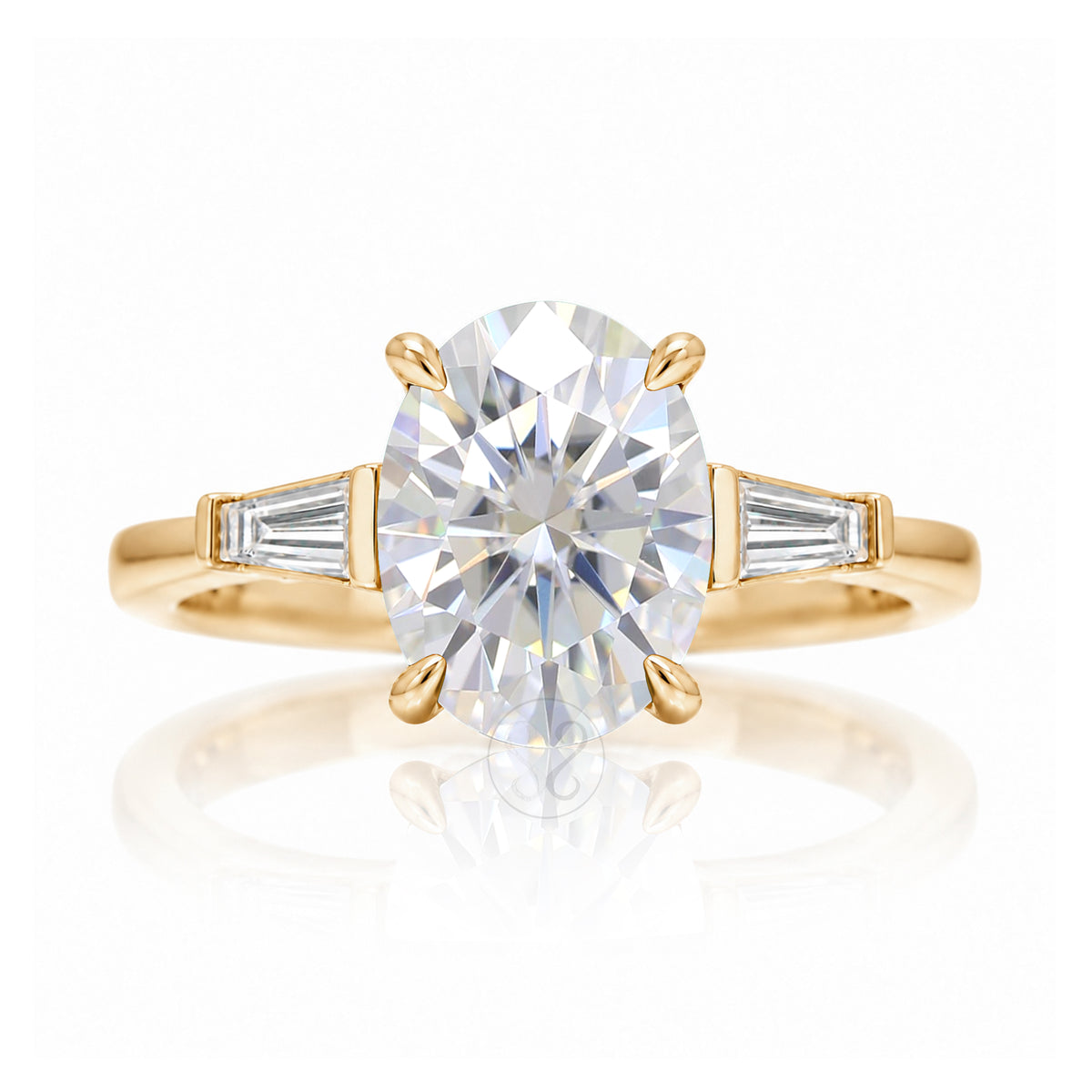 The Alice Oval Moissanite Ring