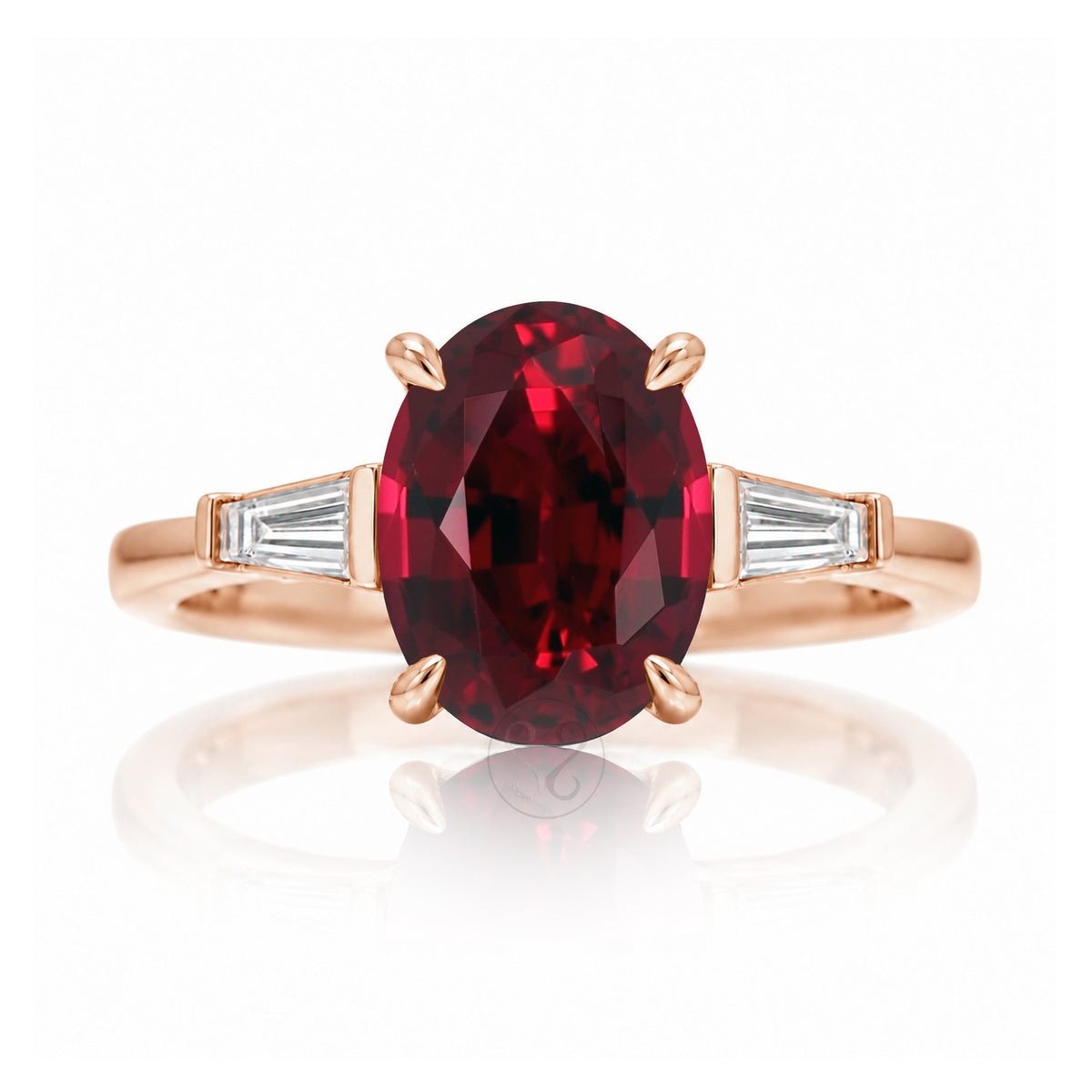 The Alice Oval Ruby Ring