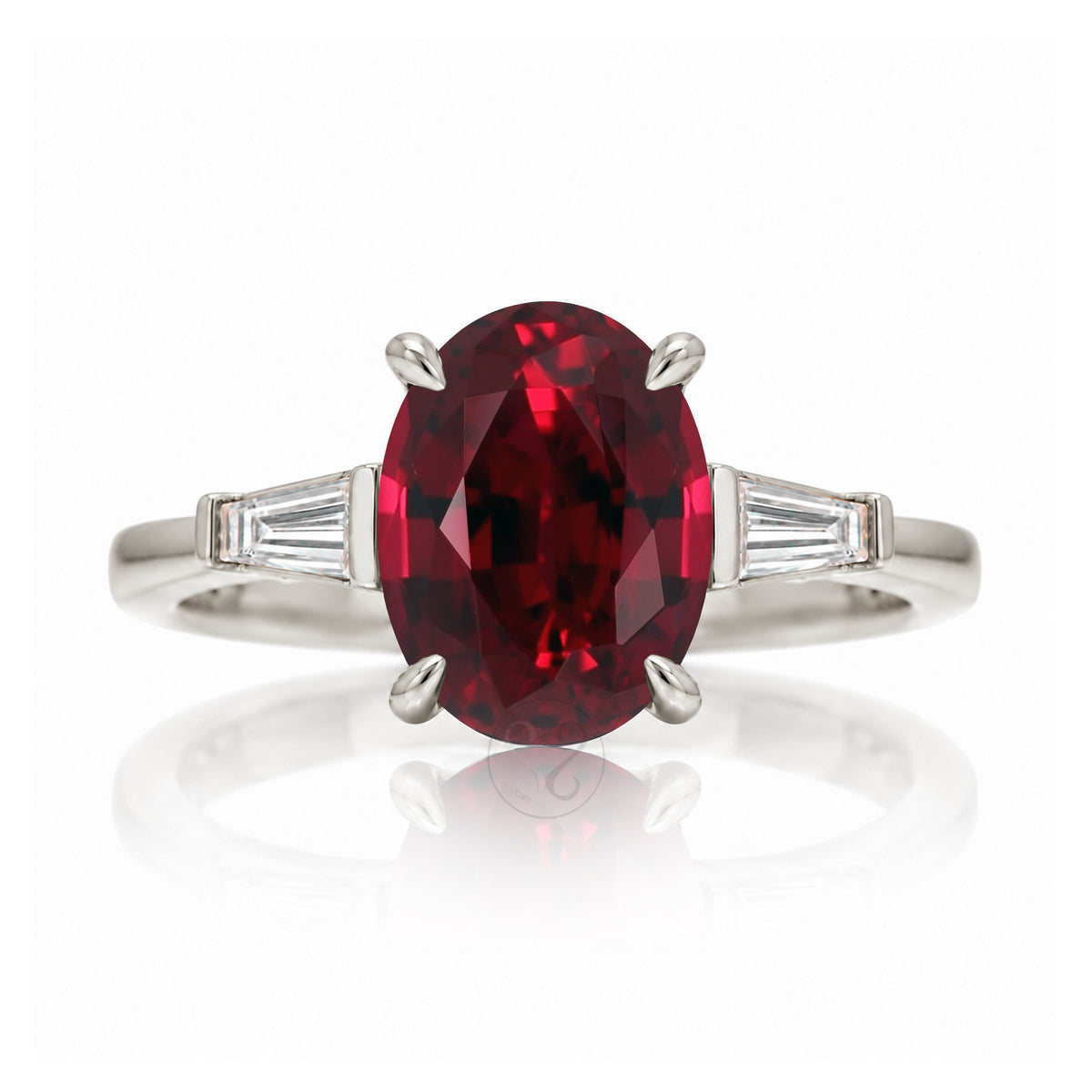 The Alice Oval Ruby Ring