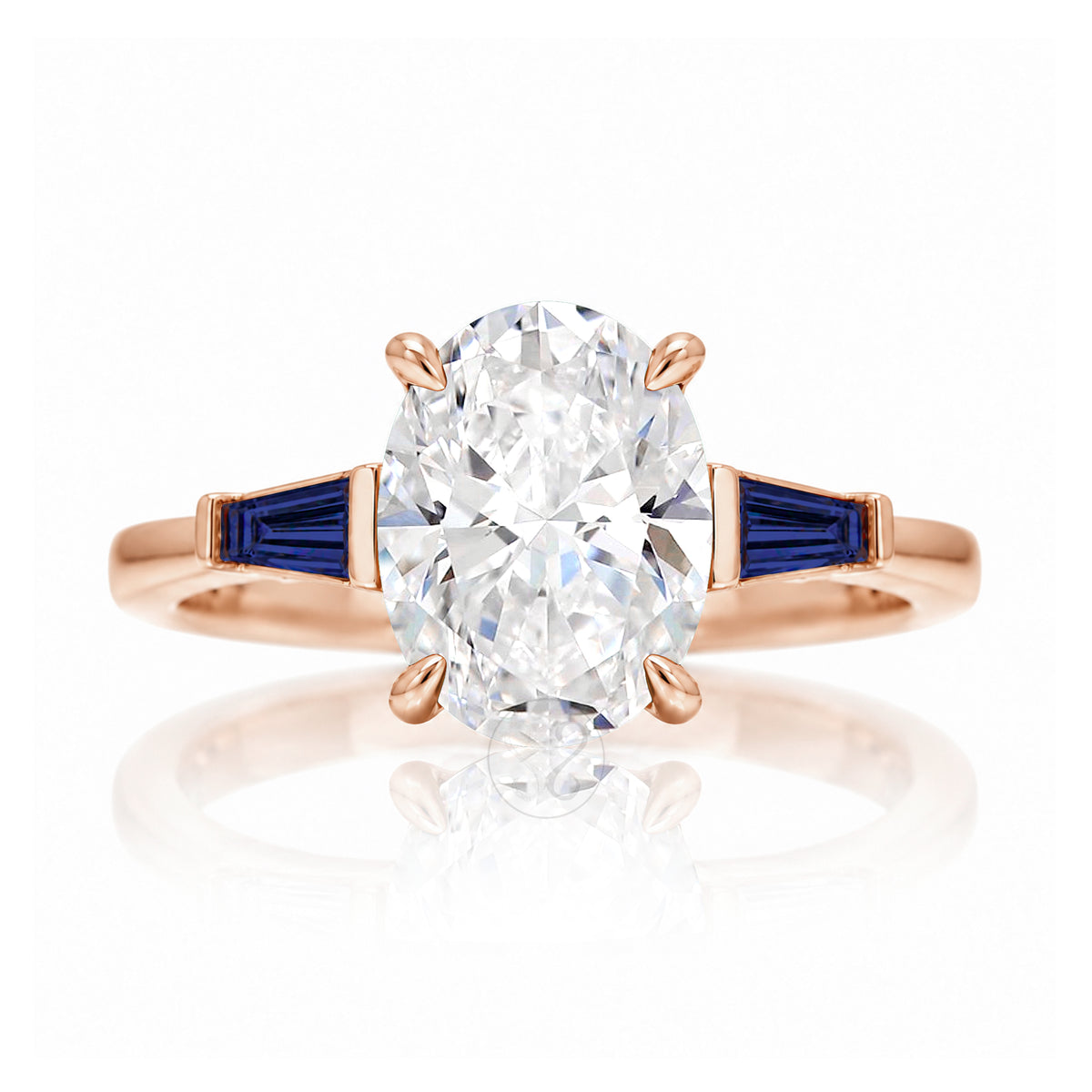 The Alice Oval Diamond Ring (Lab-Grown)
