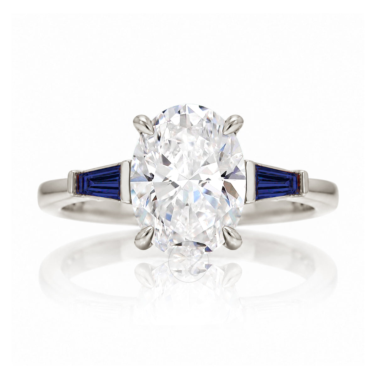 The Alice Oval Diamond Ring (Lab-Grown)