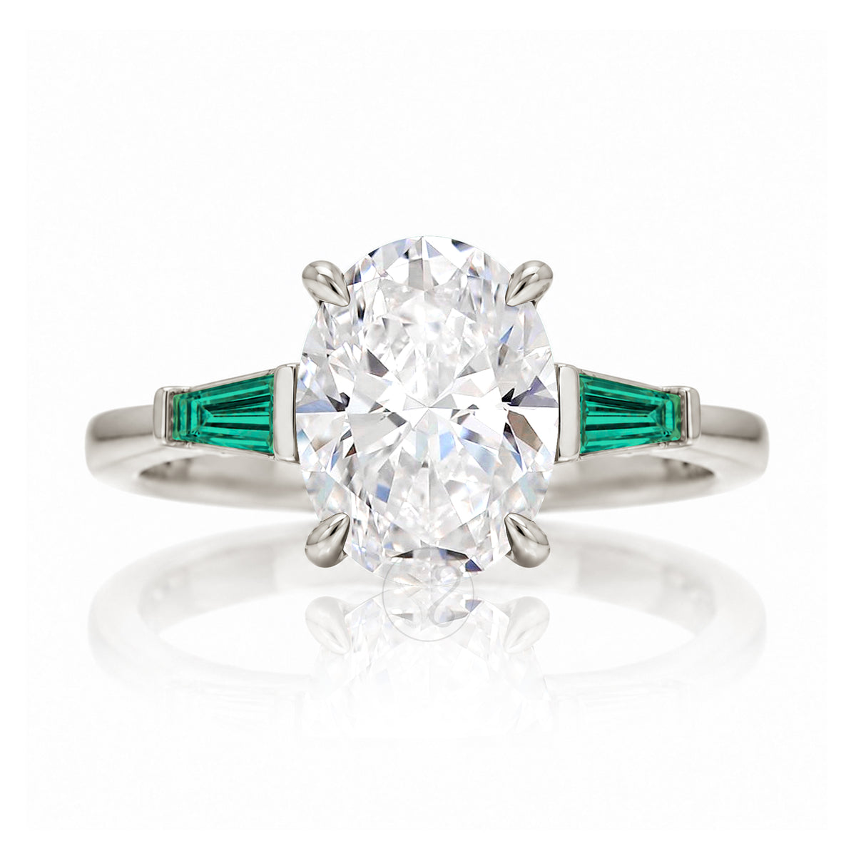 The Alice Oval Diamond Ring (Lab-Grown)