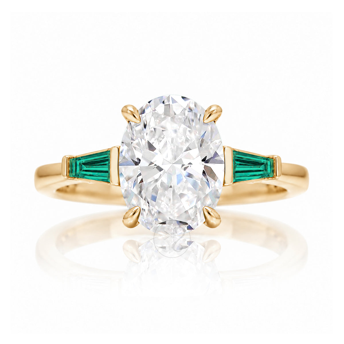 The Alice Oval Diamond Ring (Lab-Grown)