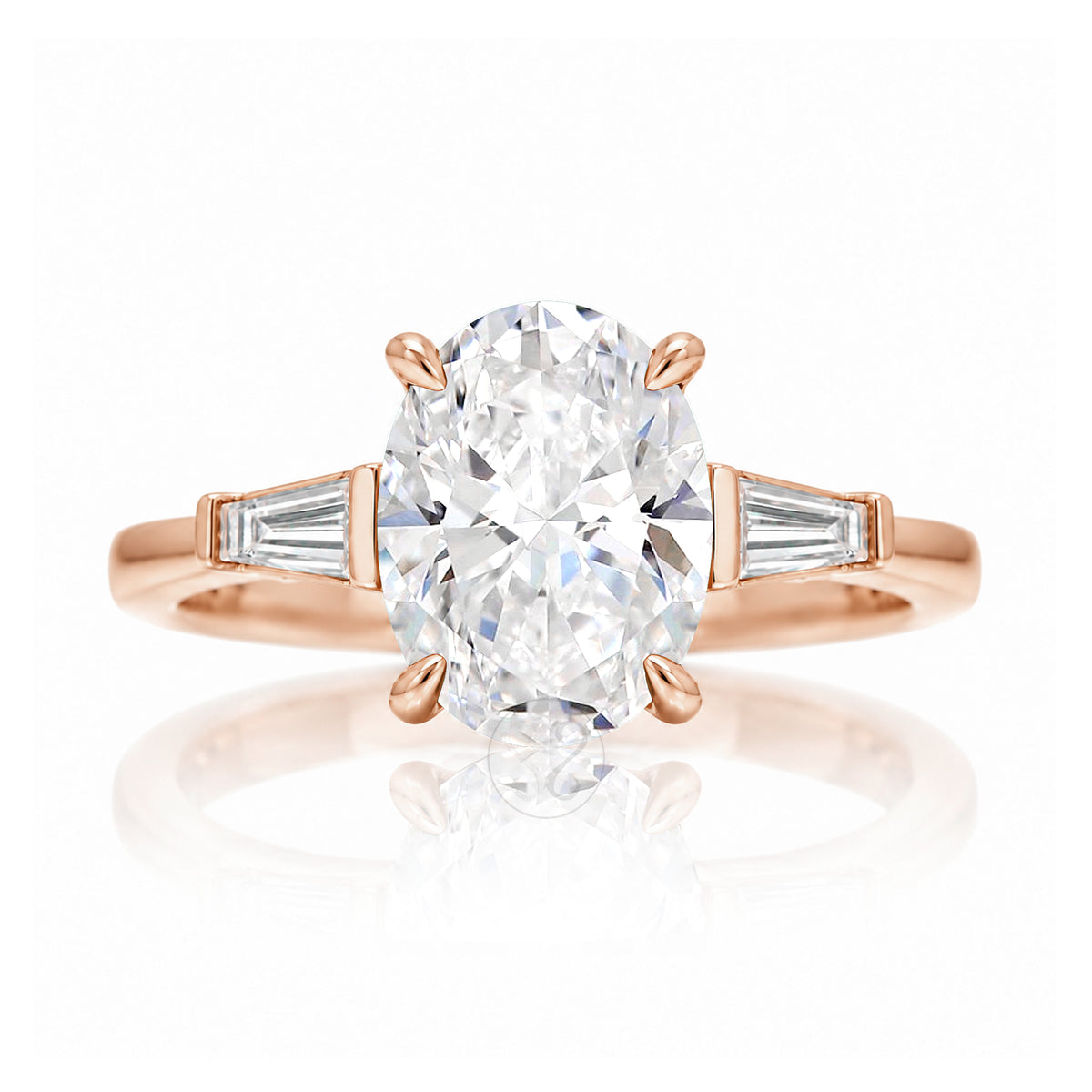 The Alice Oval Diamond Ring (Lab-Grown)