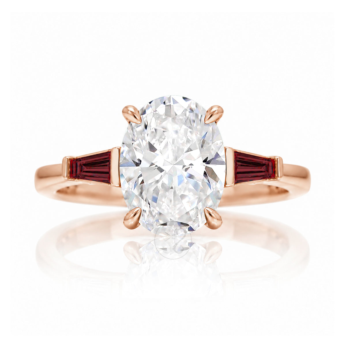 The Alice Oval Diamond Ring (Lab-Grown)