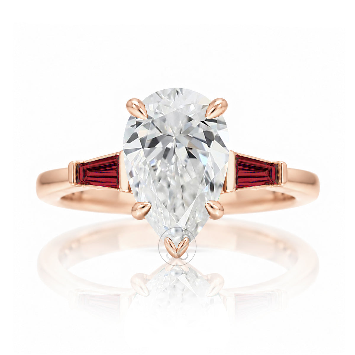 The Alice Pear Diamond Ring (Lab-Grown)