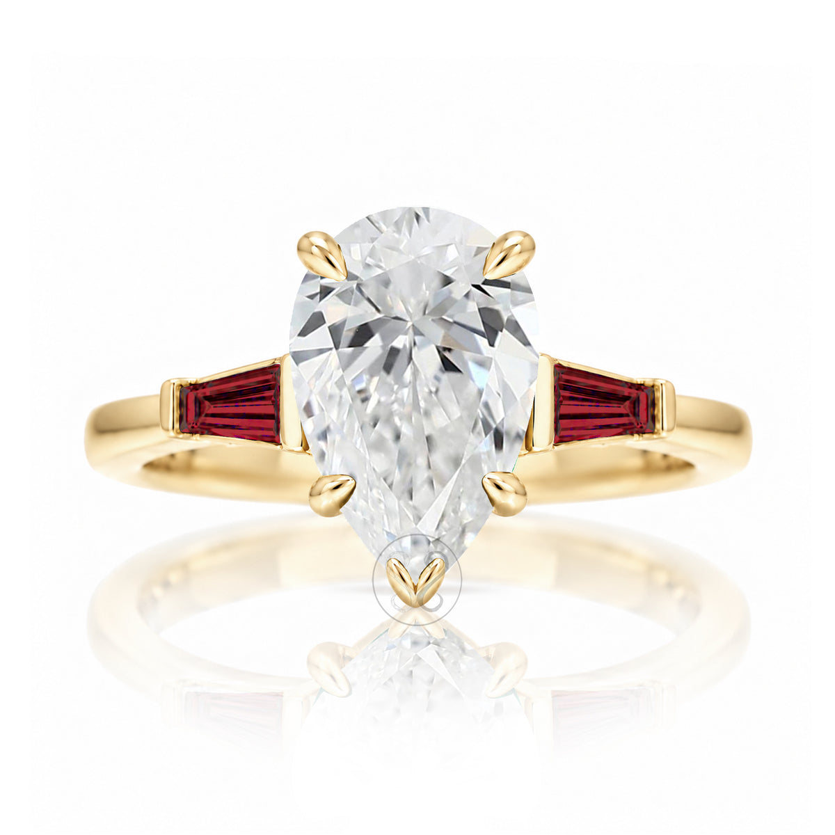 The Alice Pear Diamond Ring (Lab-Grown)