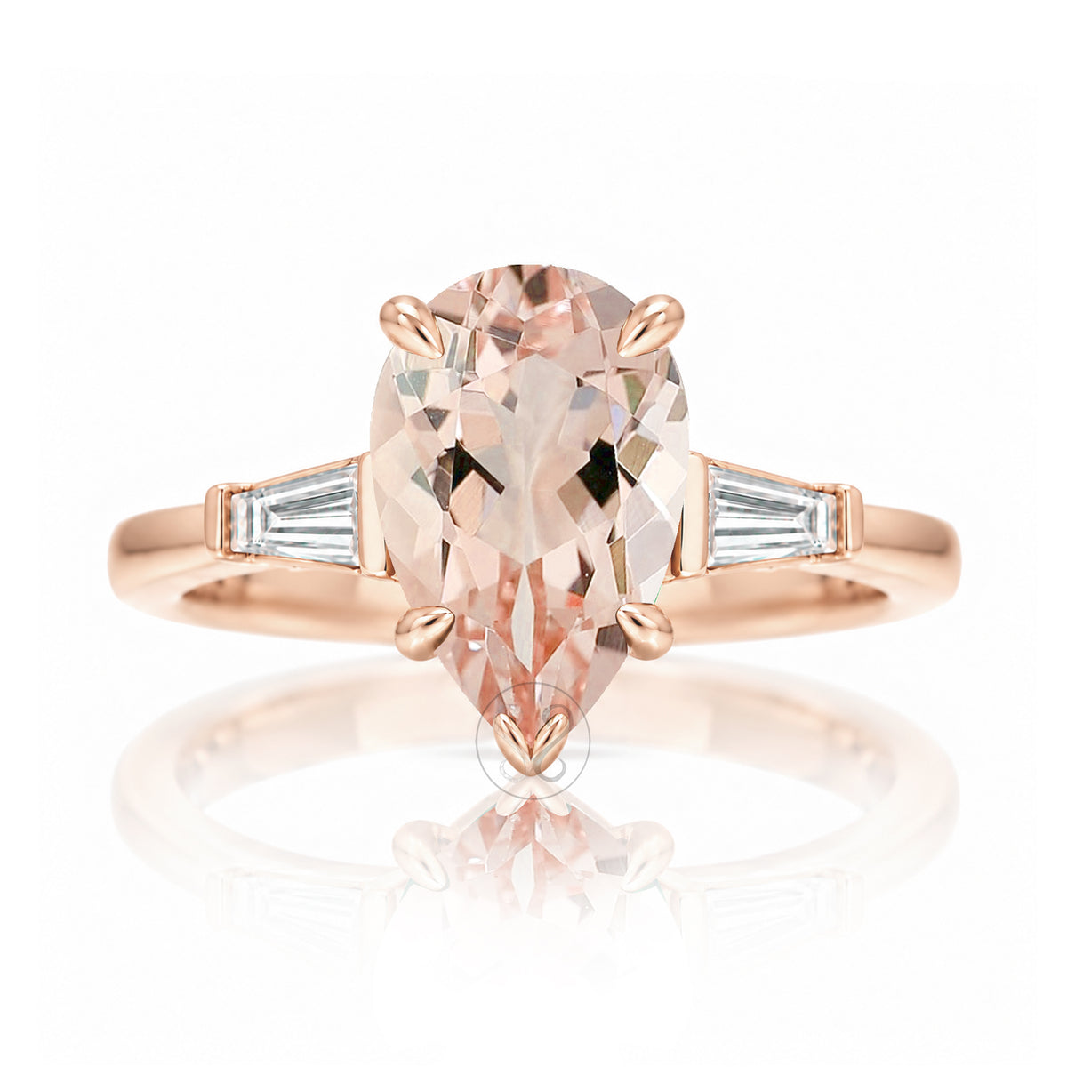 The Alice Pear Morganite Ring