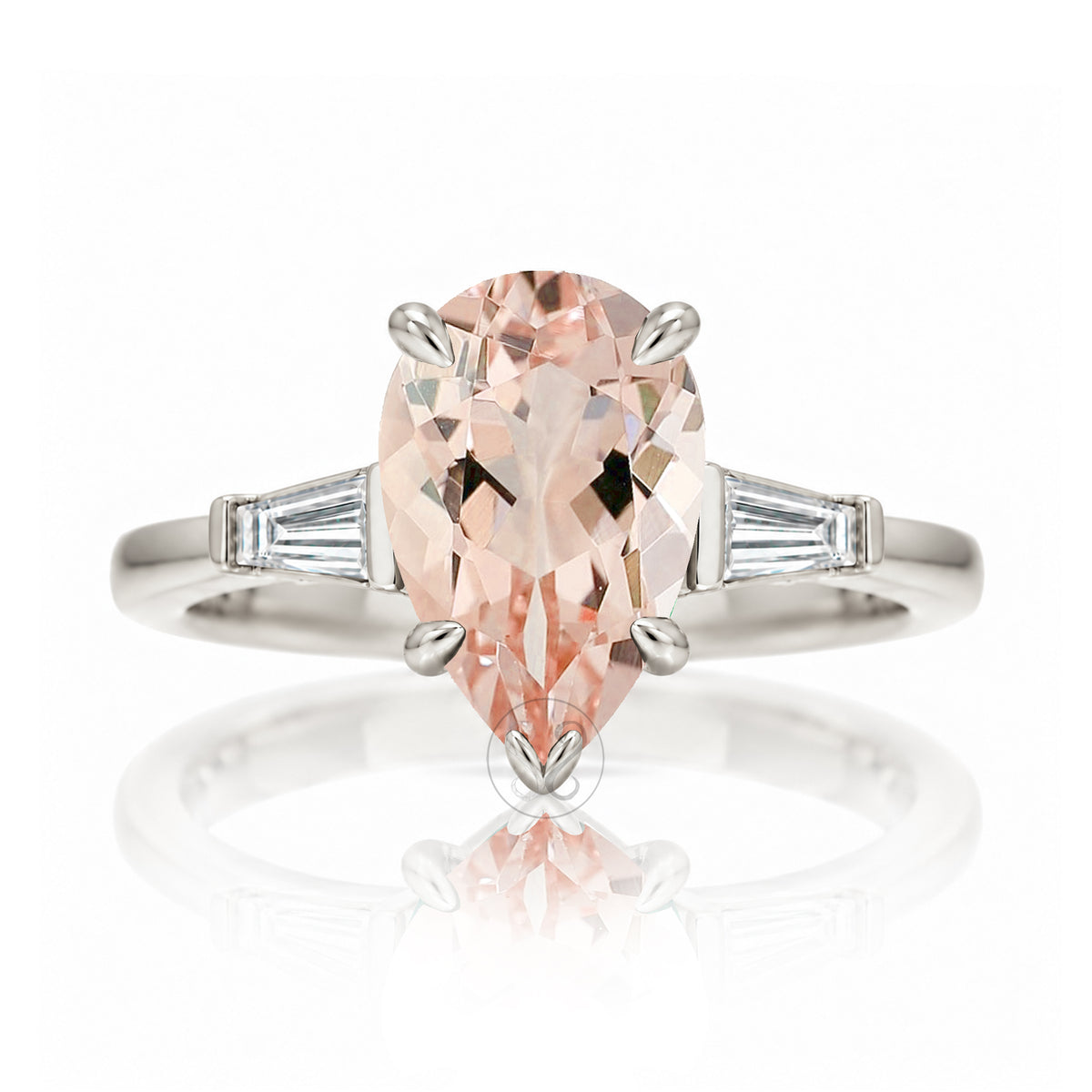 The Alice Pear Morganite Ring