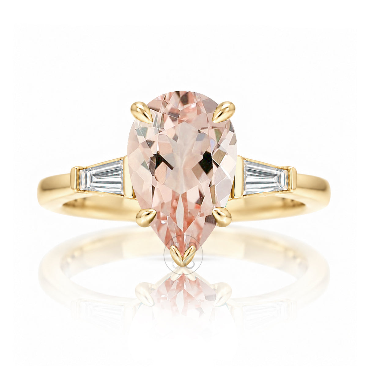 The Alice Pear Morganite Ring