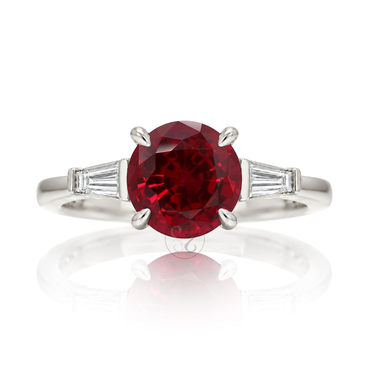 The Alice Round Ruby Ring