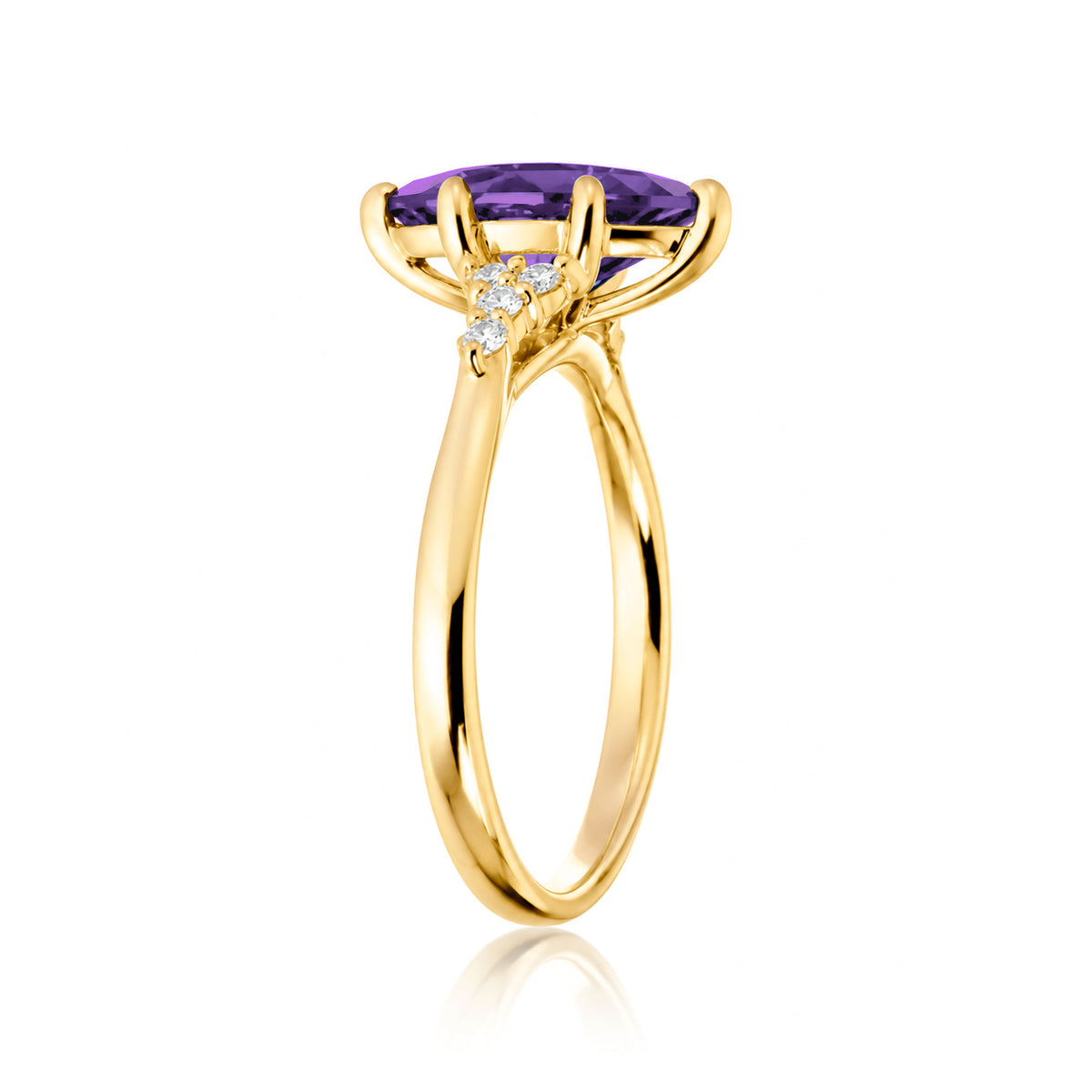 The Chloe Marquise Amethyst Ring