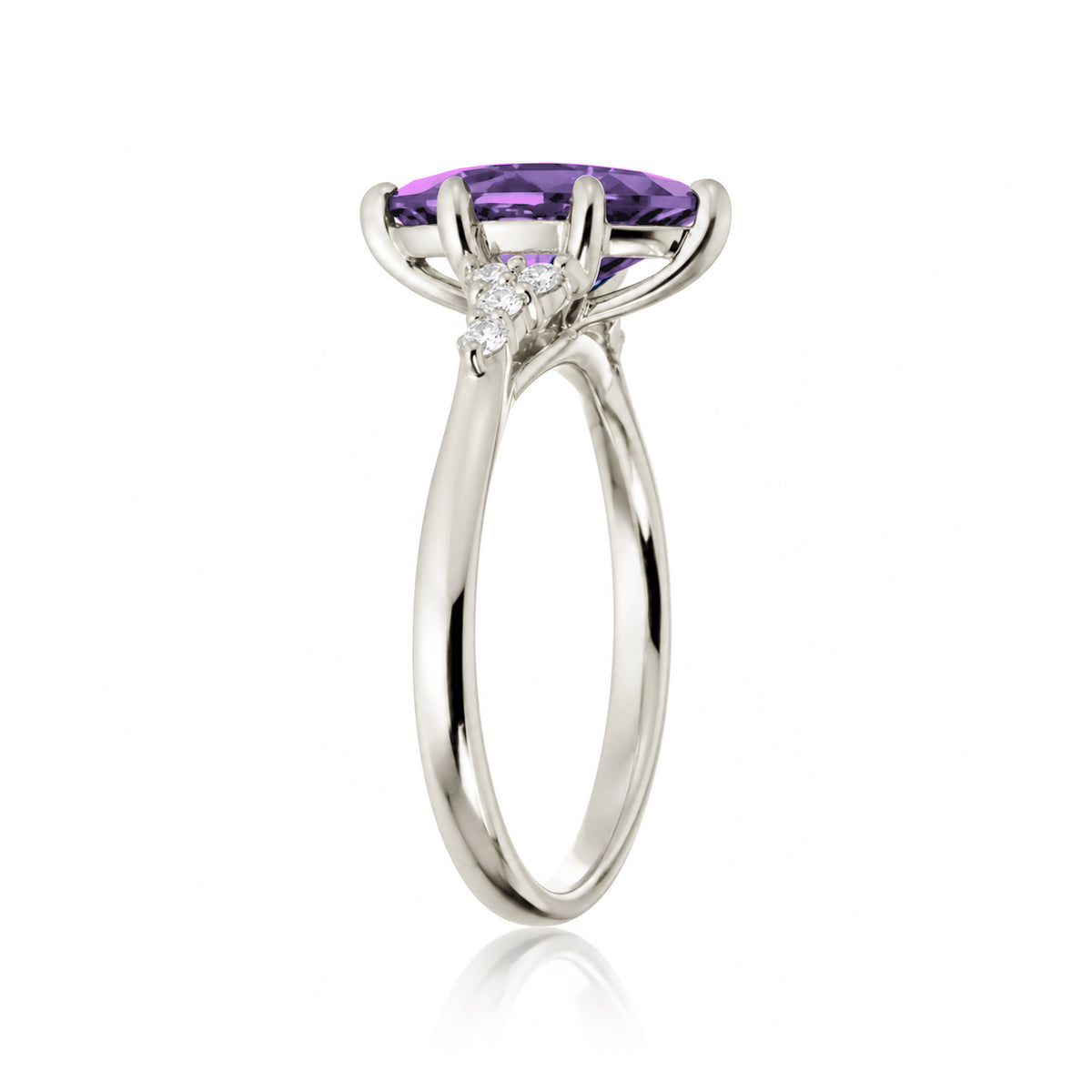 The Chloe Marquise Amethyst Ring