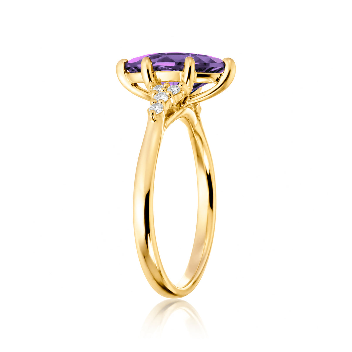 The Chloe Marquise Amethyst Ring