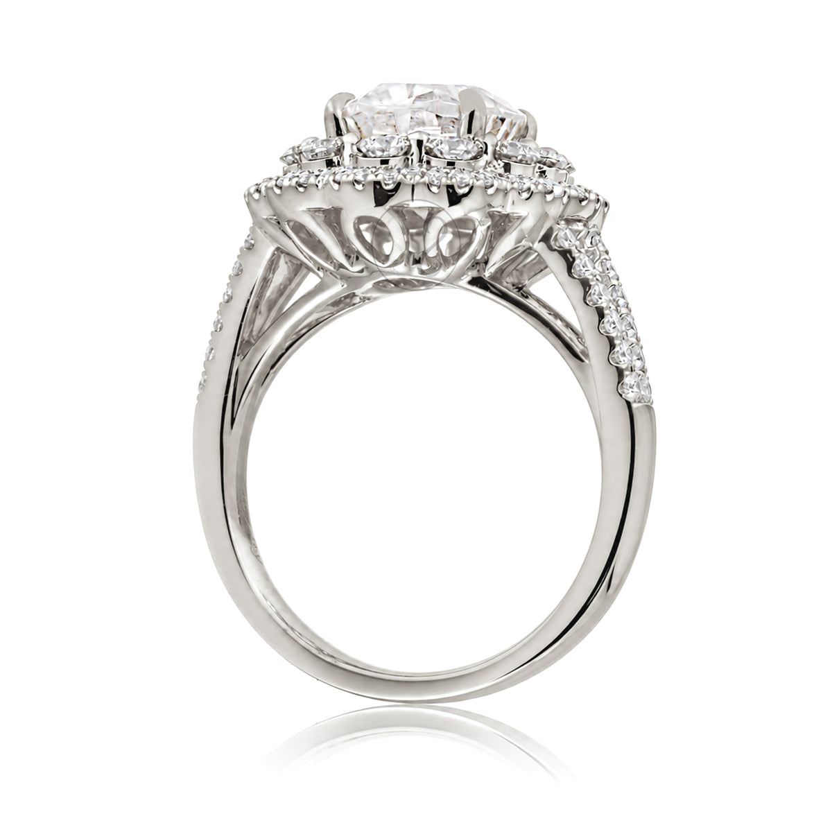 The Constance Oval Moissanite Ring