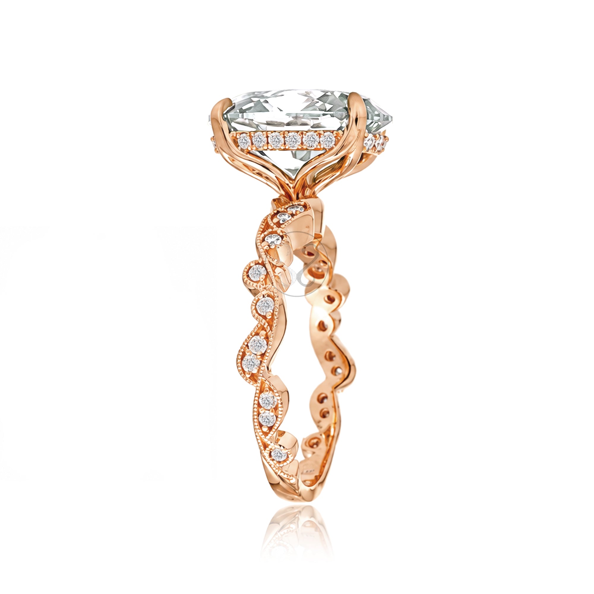 The Elara Oval Diamond Ring
