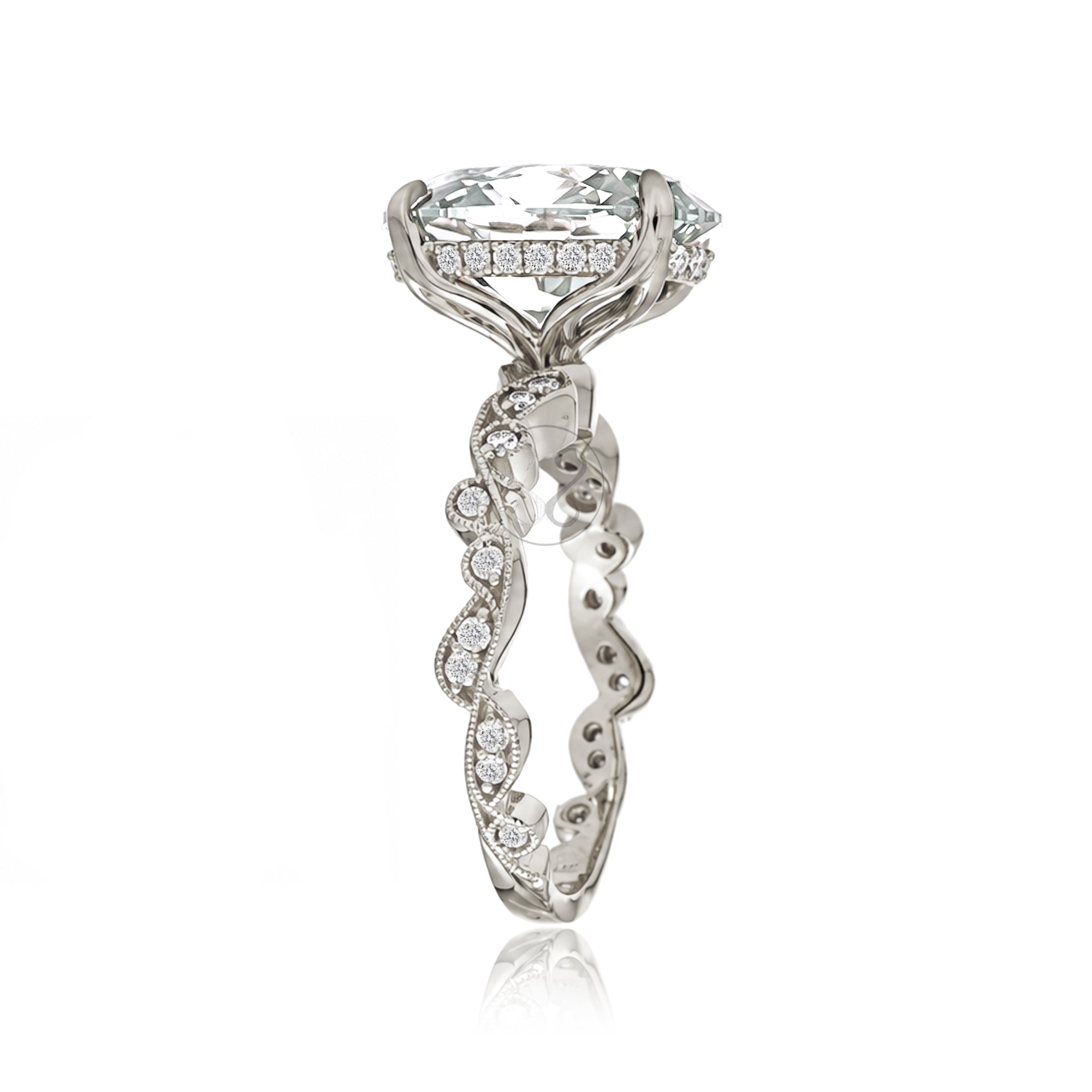 The Elara Oval Diamond Ring