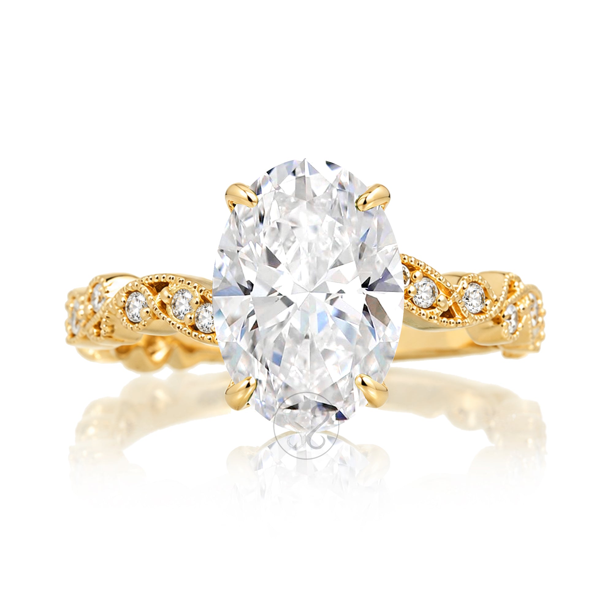 The Elara Oval Diamond Ring