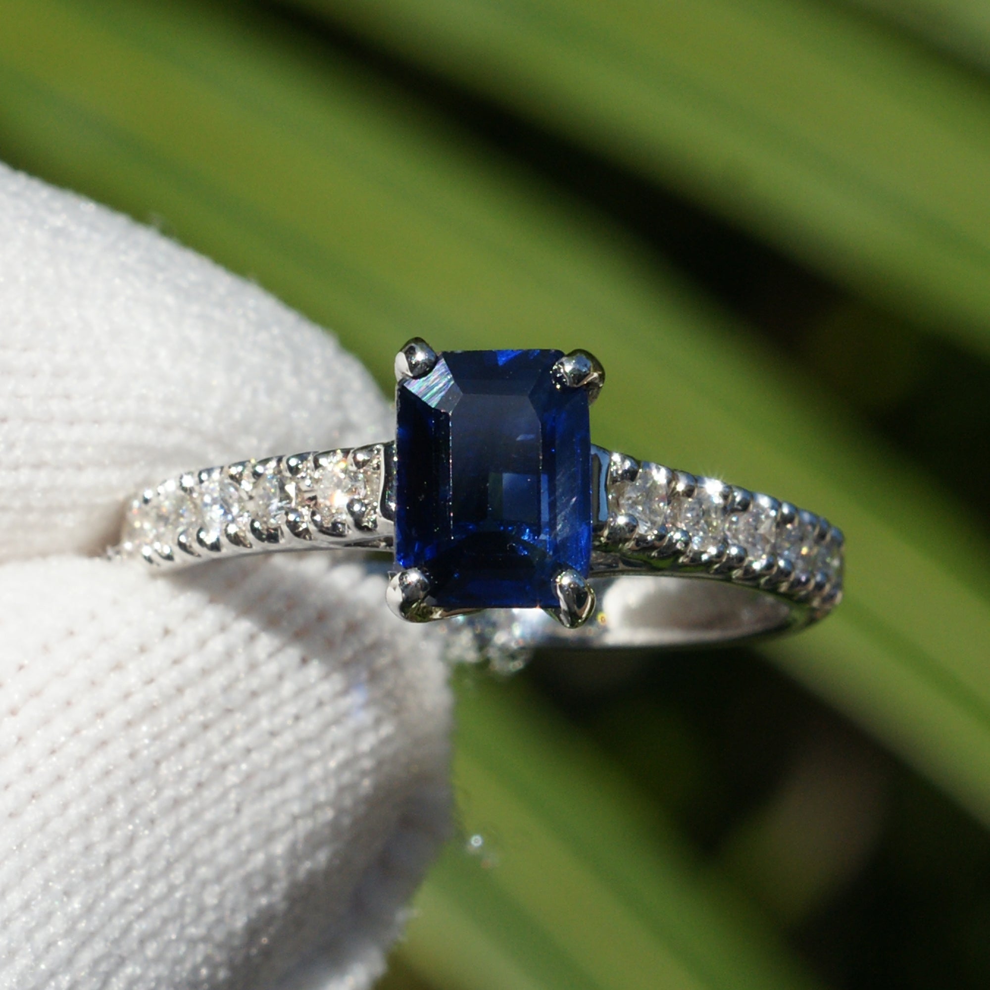 The Miley Oval Sapphire Ring
