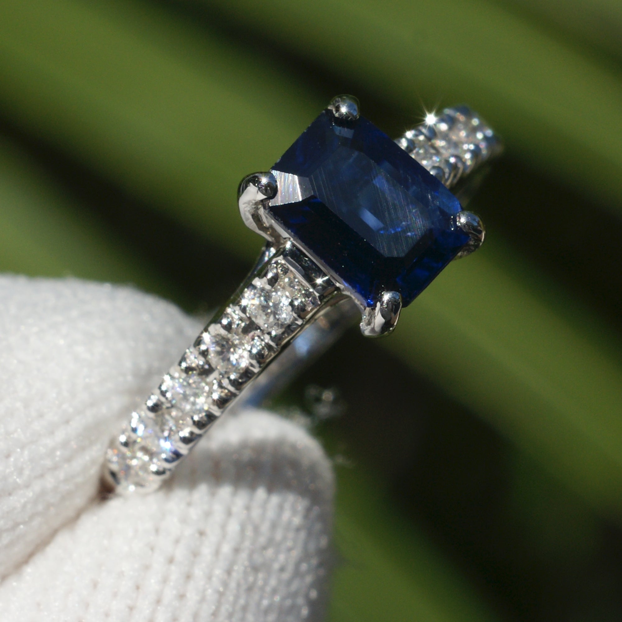 The Miley Oval Sapphire Ring