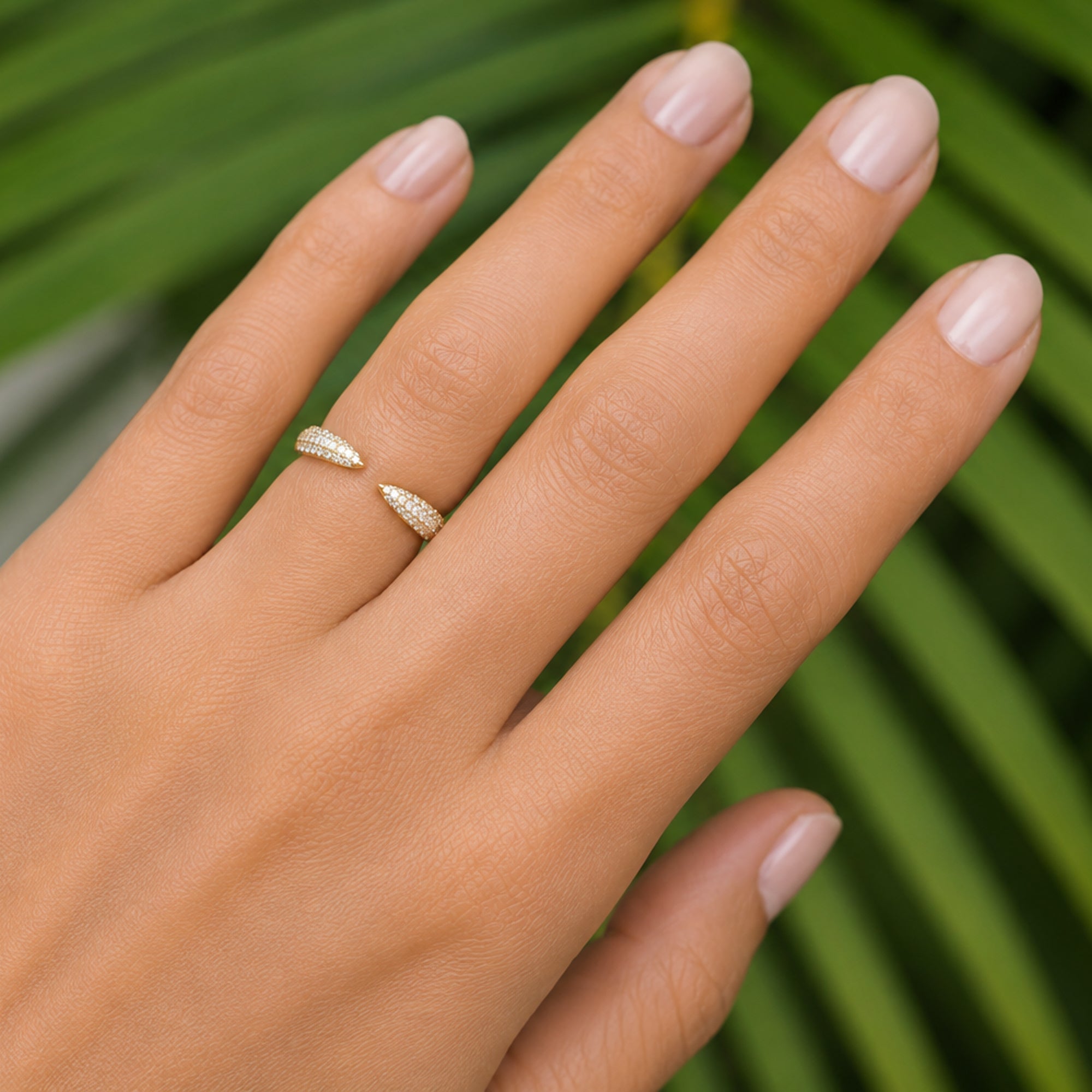 The Reiko Diamond Open Pave Band