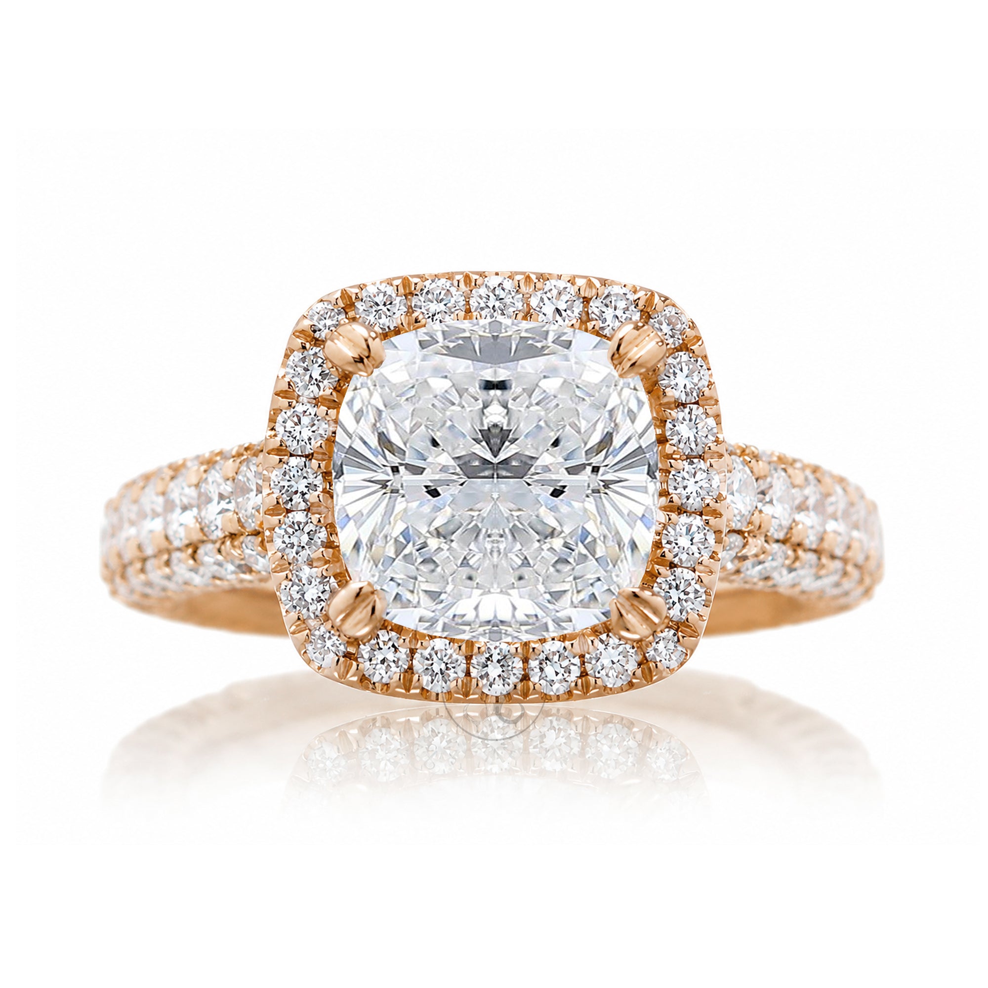 The Tamara Cushion Diamond Ring (Lab-Grown)