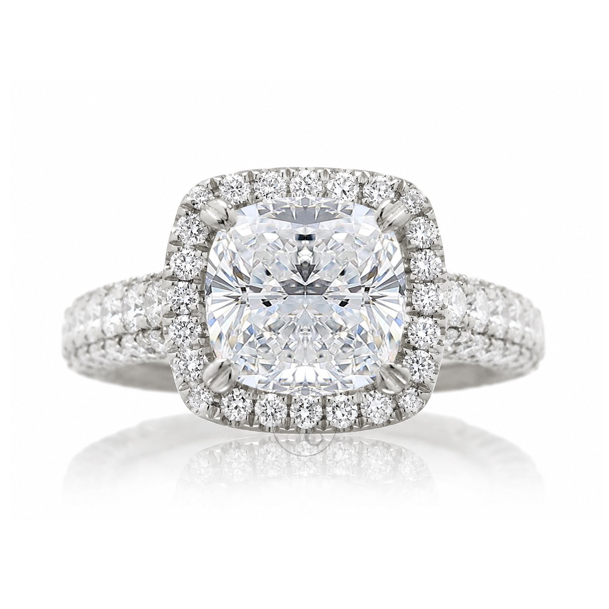 The Tamara Cushion Diamond Ring (Lab-Grown)