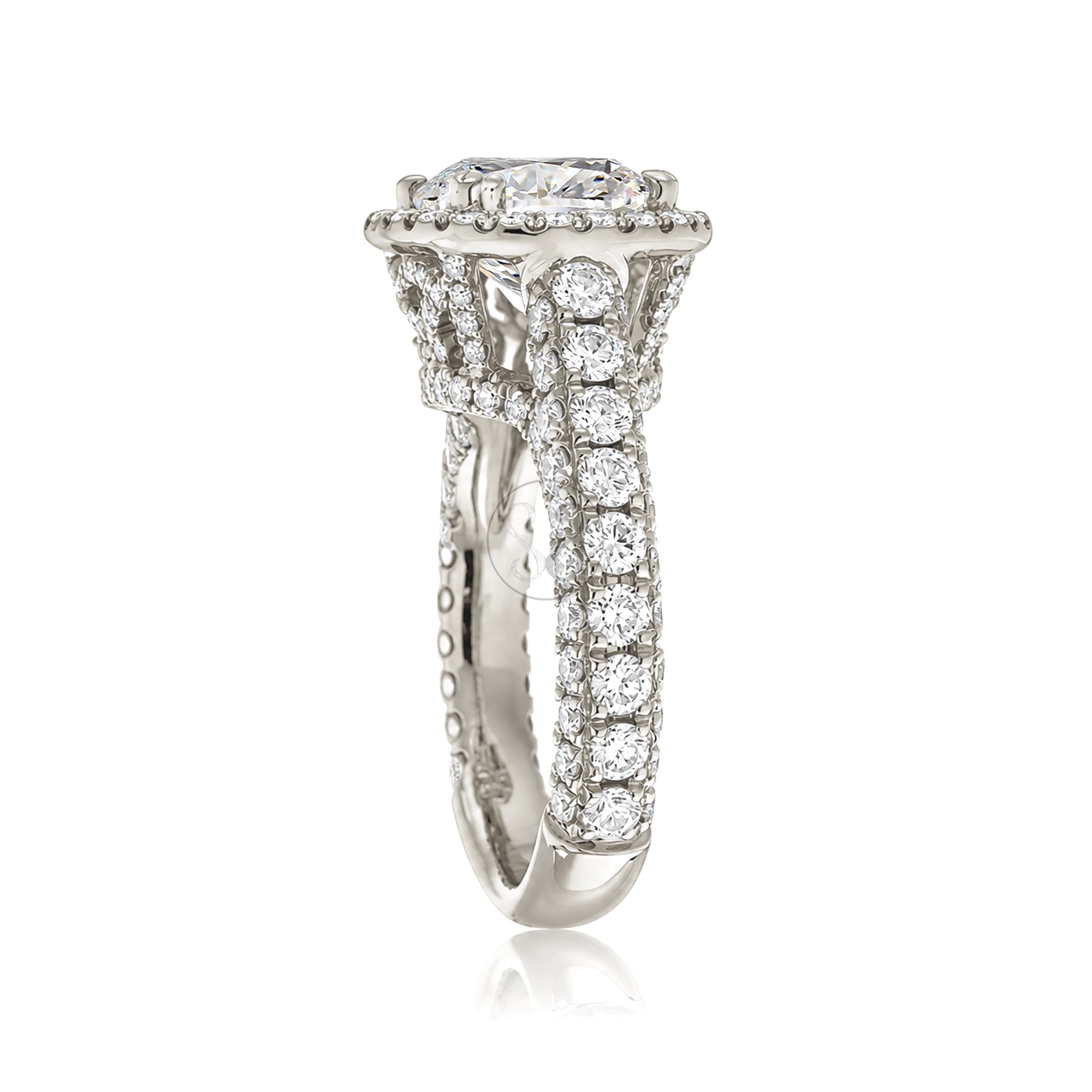 The Tamara Cushion Diamond Ring (Lab-Grown)