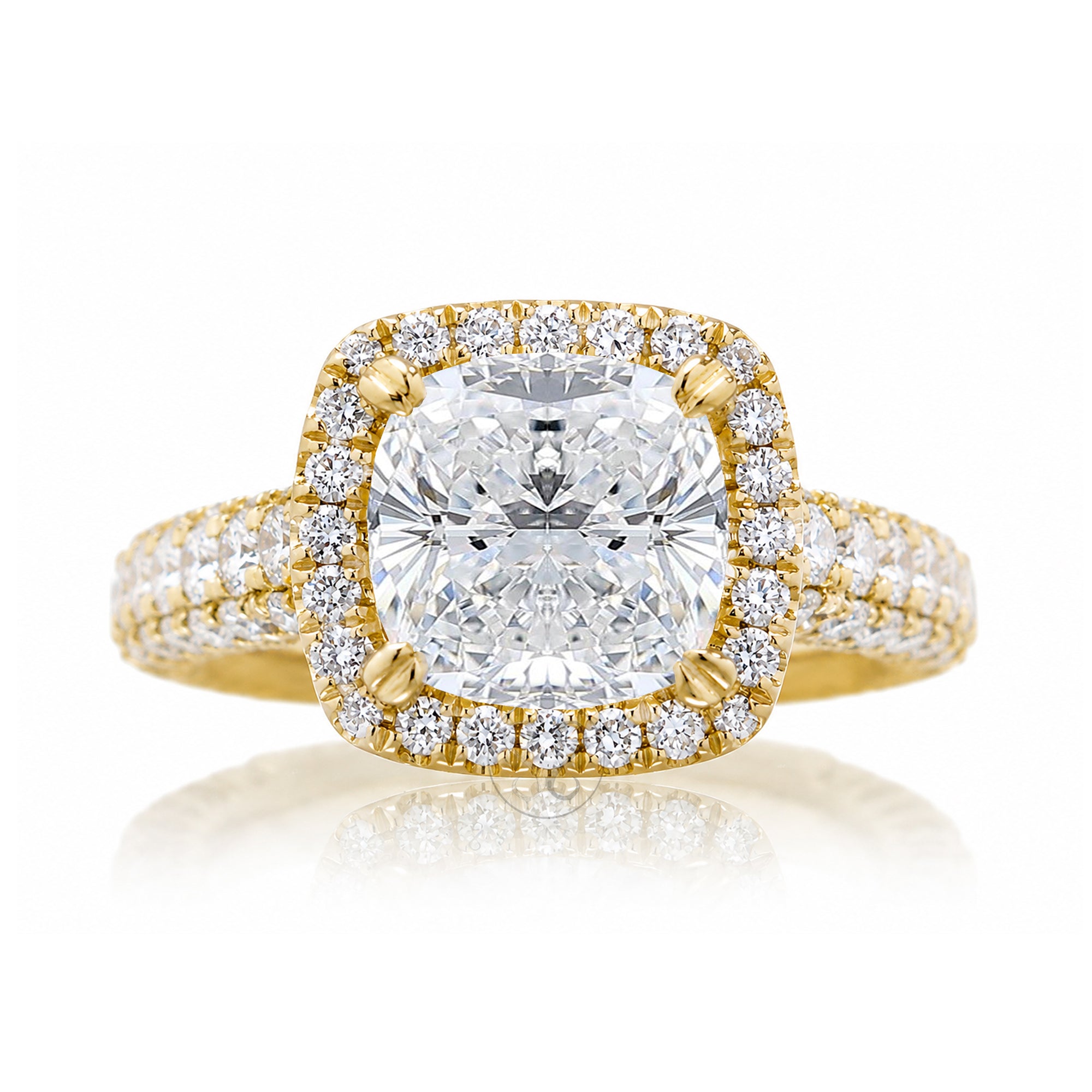 The Tamara Cushion Diamond Ring (Lab-Grown)