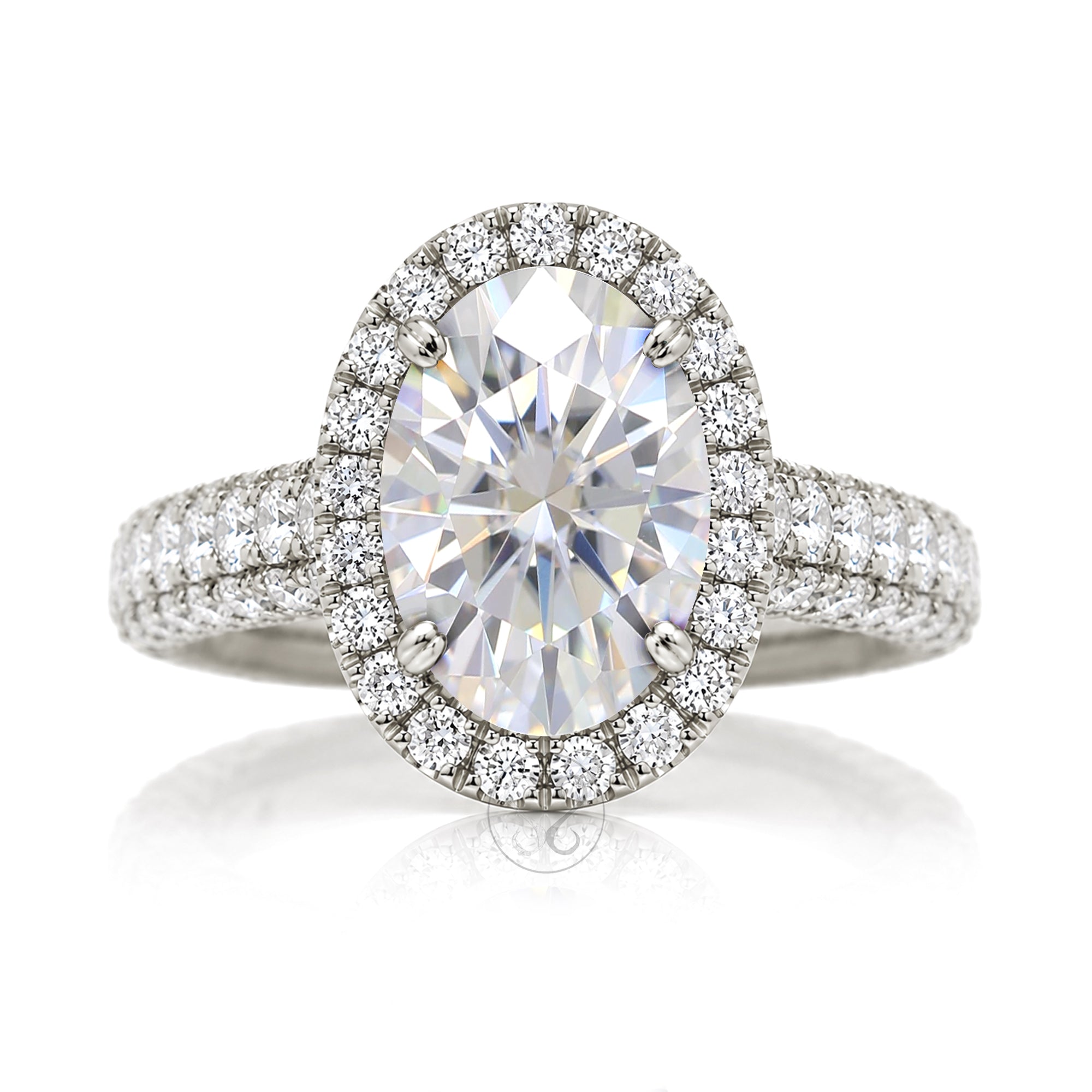 The Tamara Oval Moissanite Ring