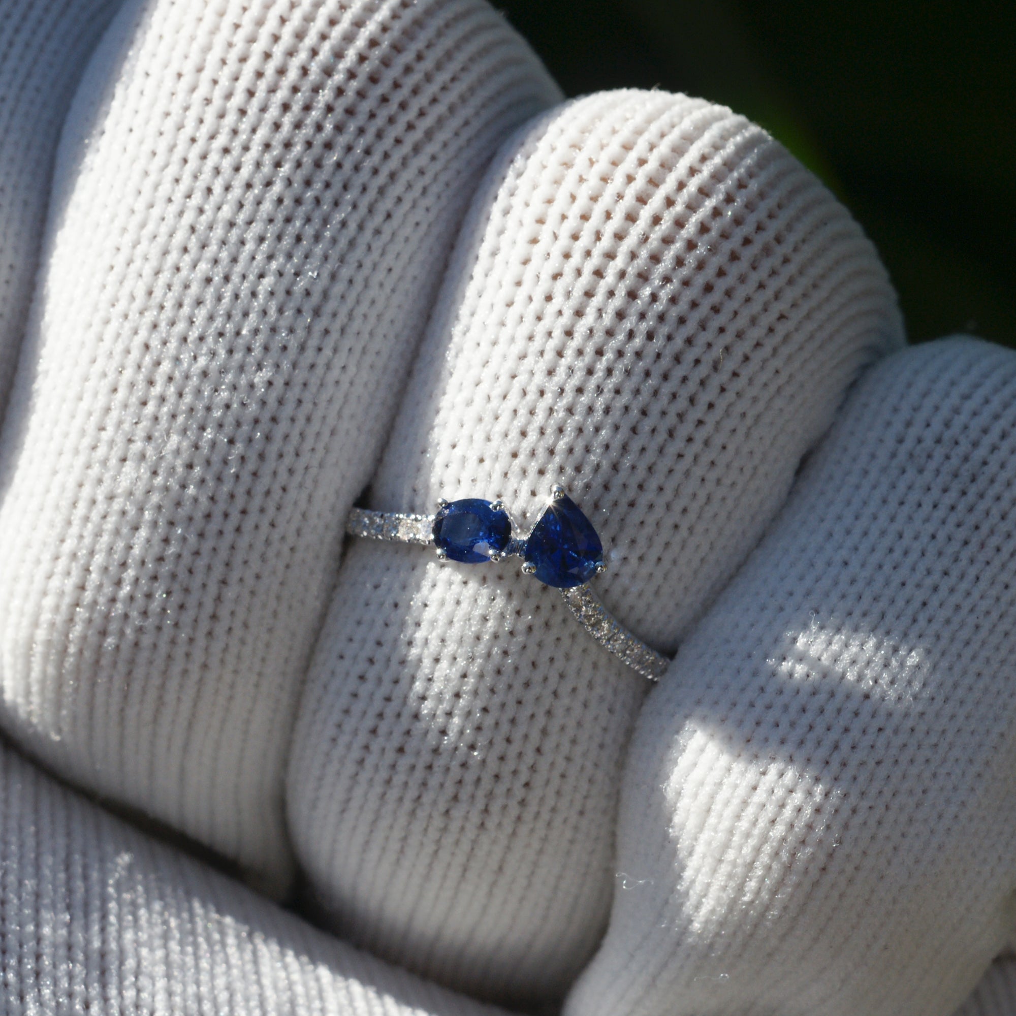 The Toi Et Moi Sapphire And Diamond Ring