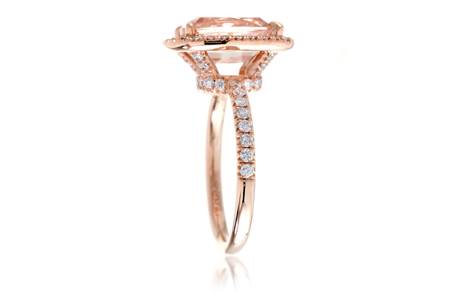 The Drenched Cushion Morganite