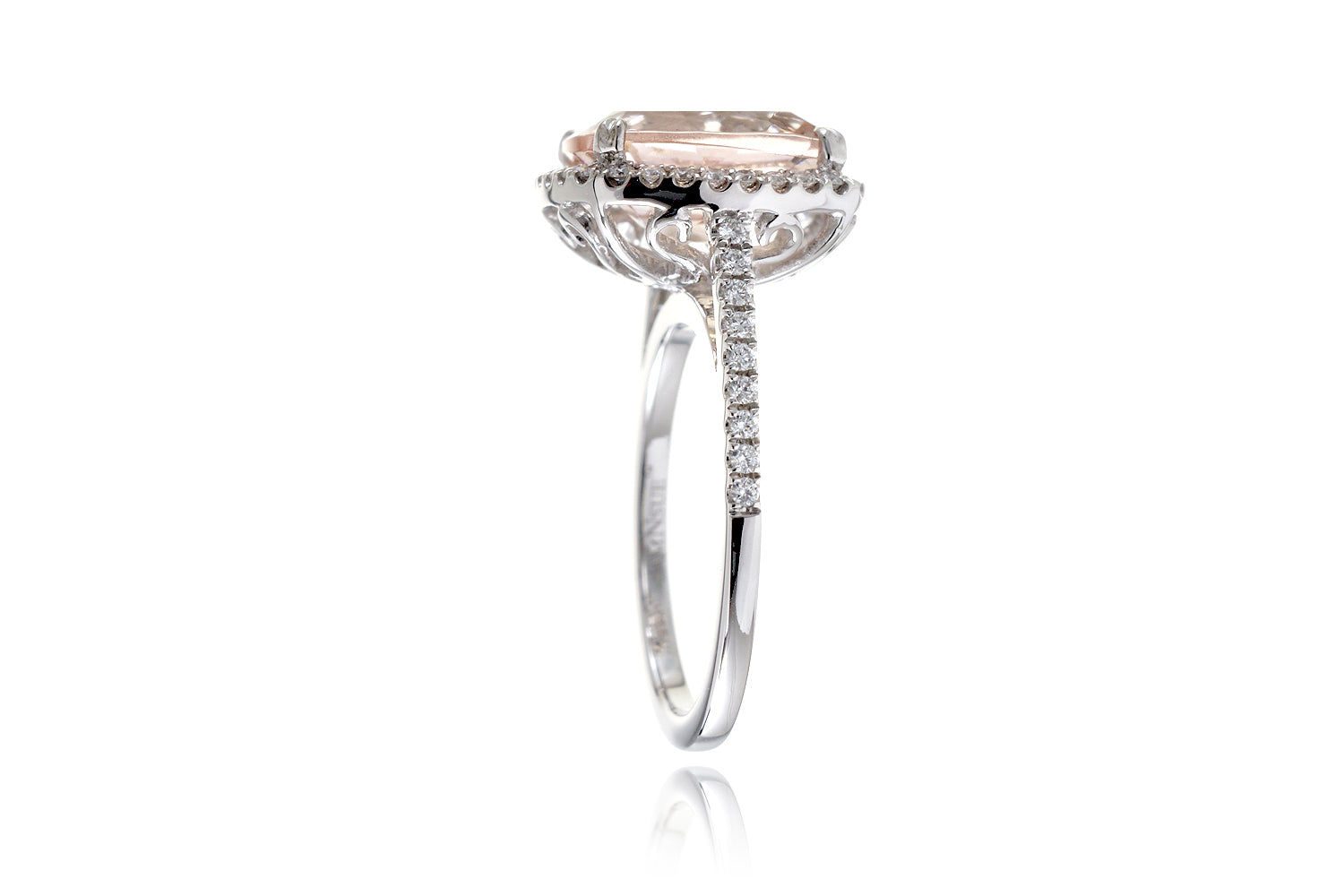 The Signature Curved Cushion Morganite (11x9)
