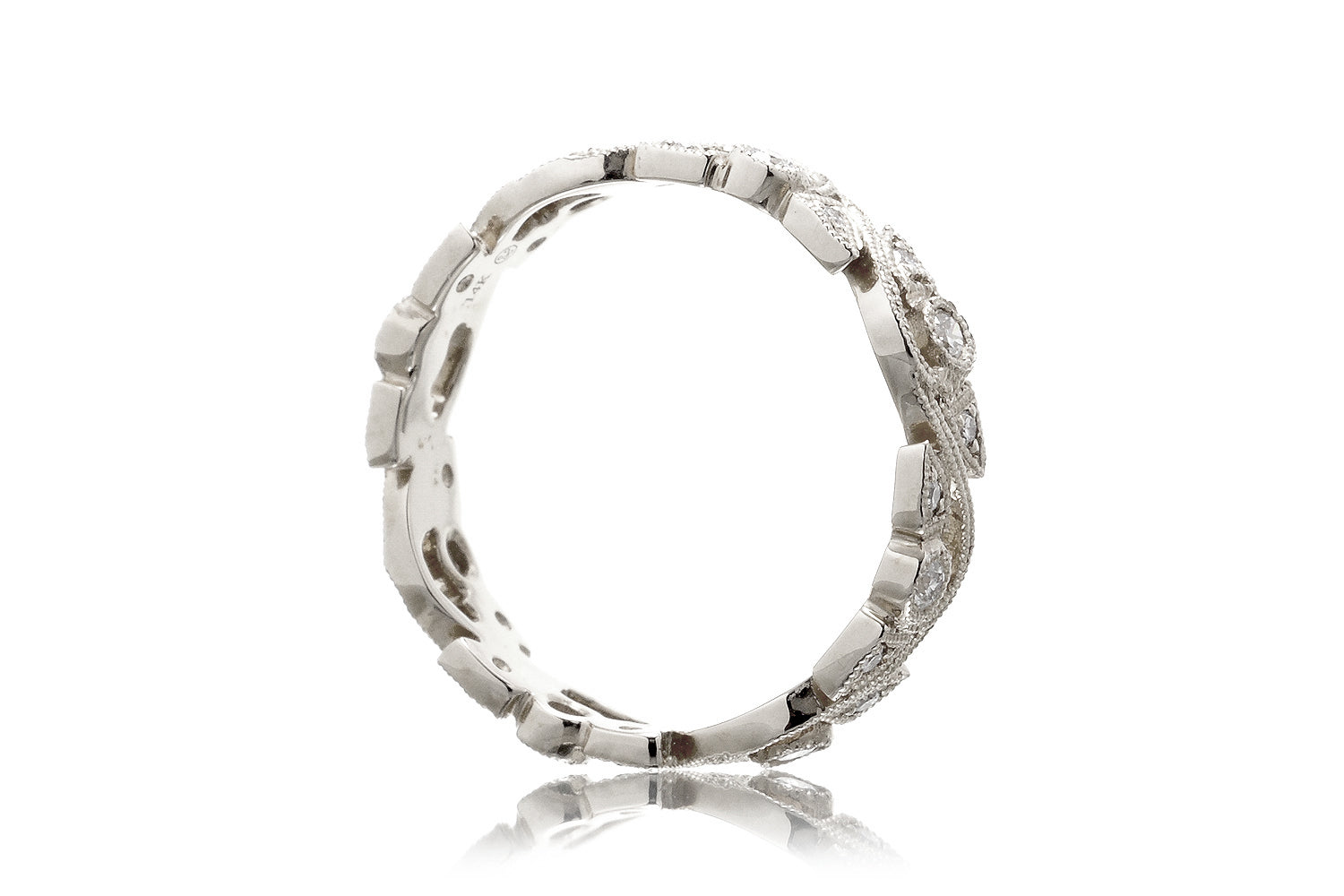 The Leaf And Vine Eternity Band