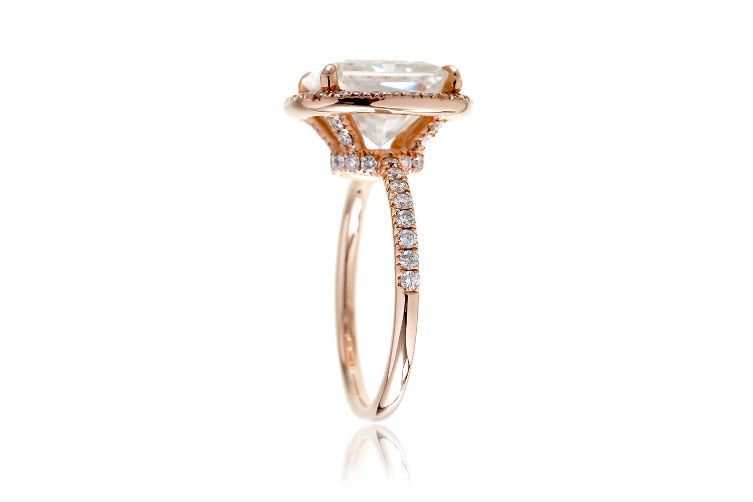The Drenched Radiant Moissanite