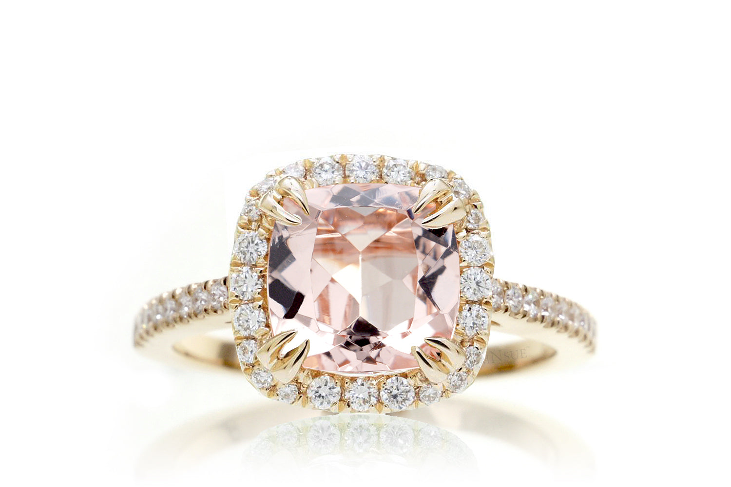 The Signature Square Cushion Morganite