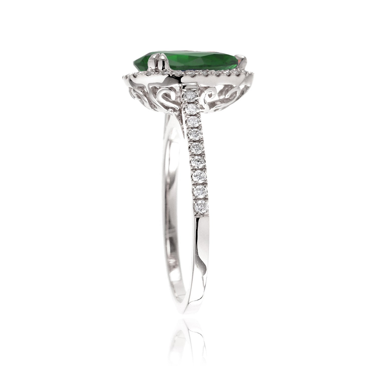 The Signature Pear Green Emerald (Lab Grown)