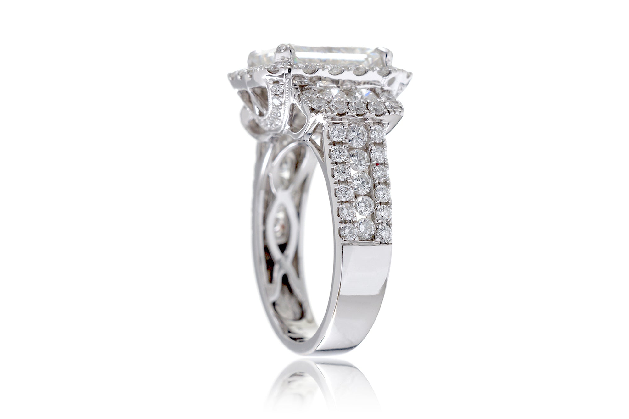 The Sydney Radiant Moissanite Ring